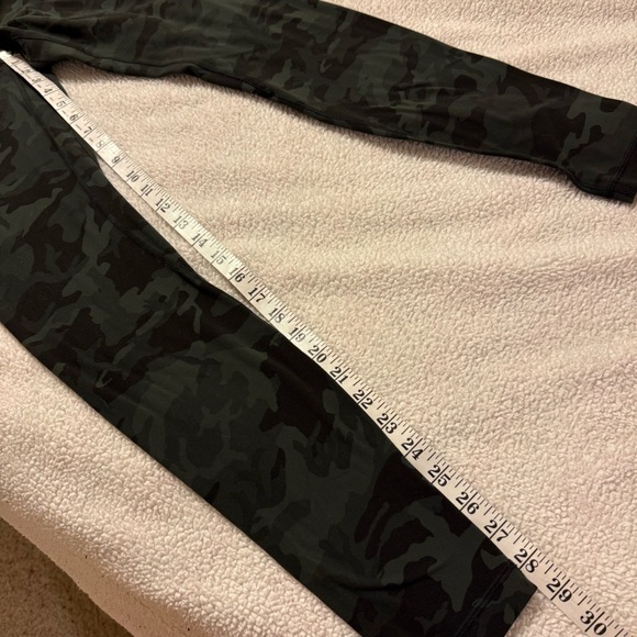 Lululemon Align Pant Full Length Incognito Camo Multi Gator Green Leggings - Picture 8 of 14
